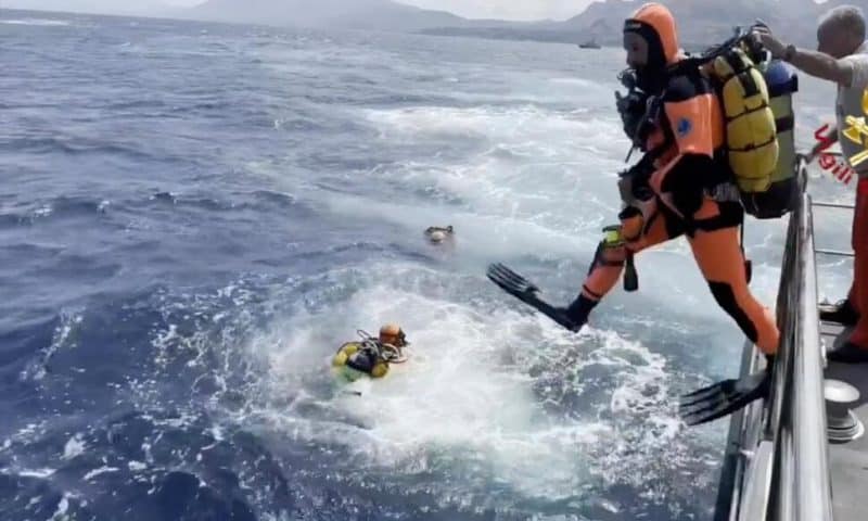 Deep Seas and Tight Spaces Impede Search for 6 Missing After Yacht Sinks off Sicily