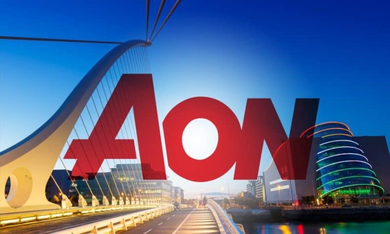 AON (NYSE:AON) Shares Down 1.1%