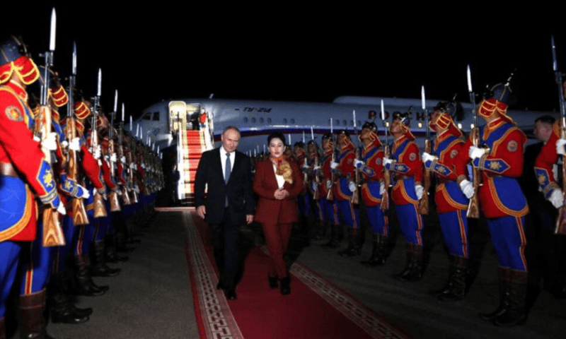 Putin Arrives in Mongolia, Key Link in Planned Gas Pipeline to China