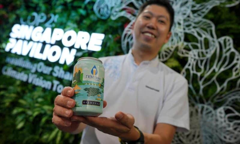 At UN Climate Talks, ‘Sewage’ Beer From Singapore Highlights Water Scarcity and Innovations