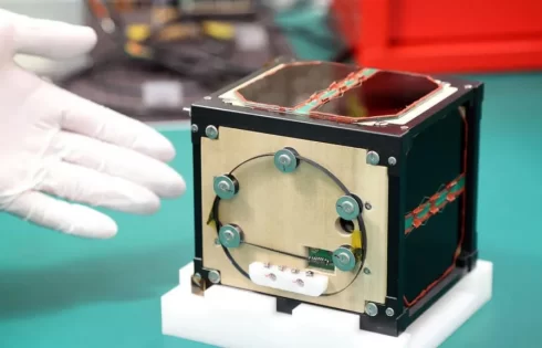 World’s first wood-panelled satellite launched into space