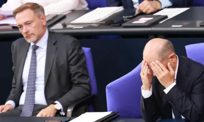 German coalition on brink of collapse after Scholz fires key minister