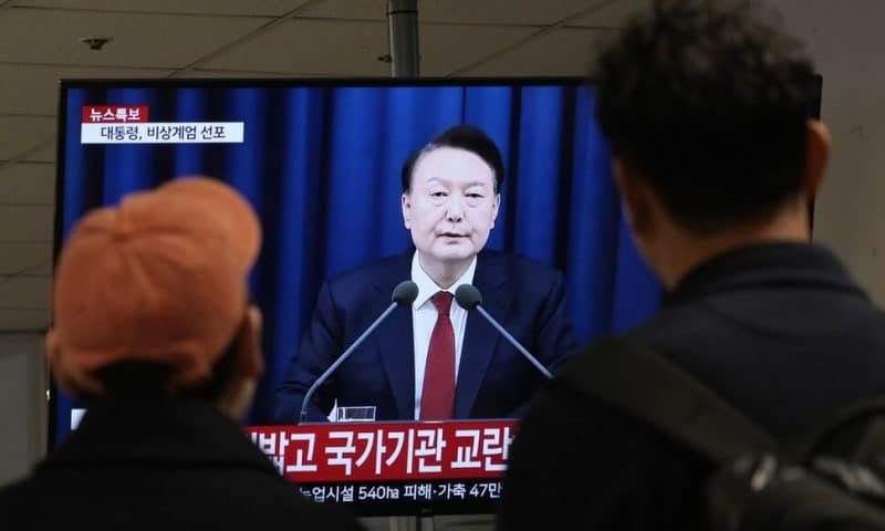 South Korean President Declares Martial Law, Reverses Course