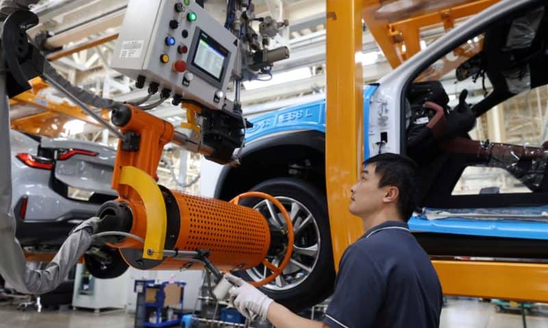 China February manufacturing hits 3-month high, but US tariff war clouds outlook