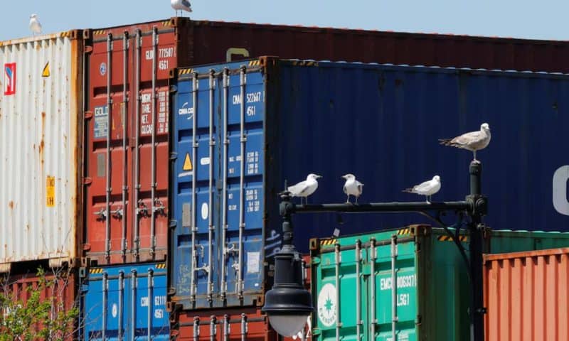 US trade deficit hits record high in January on imports surge