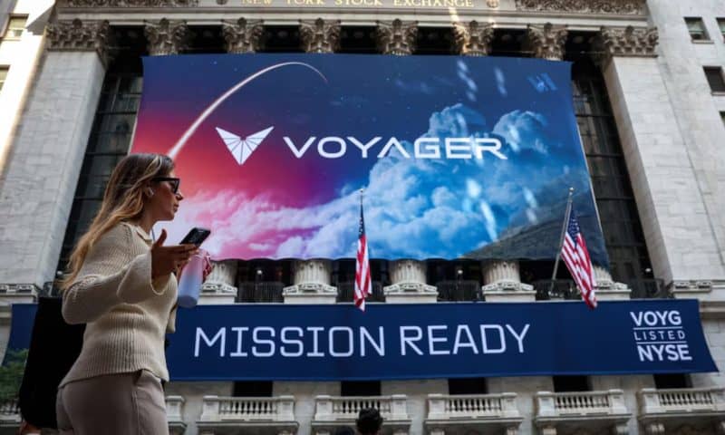 Space tech firm Voyager valued at $3.8 billion as shares surge in NYSE debut