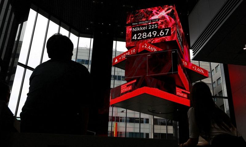 Japan’s Nikkei rises to 44,000 for first time on trade, spending optimism