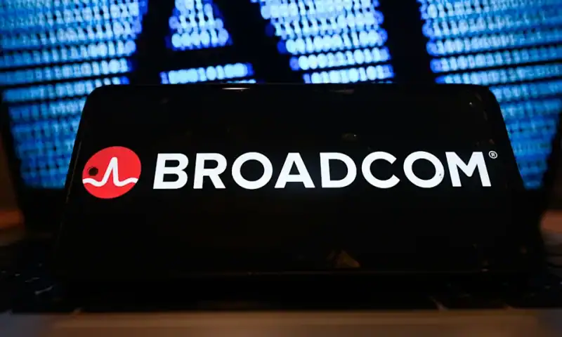 Broadcom stock sinks after results show profit pressures, adding to investor fears over AI payoff