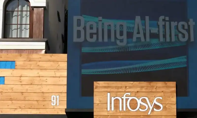 India’s Infosys rises after strong 2026 view; lifts IT index