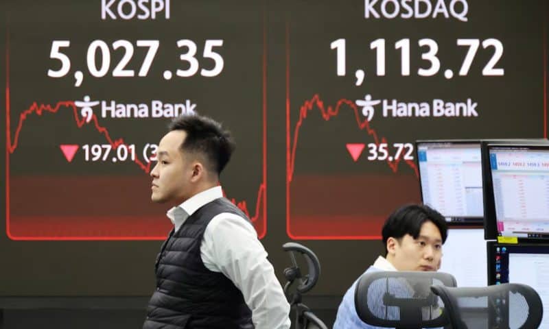 Stocks slide as silver rout unleashes hefty selling