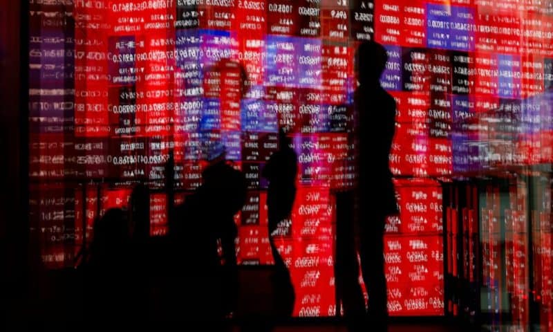 Wall St futures, dollar skid on US tariff tumult