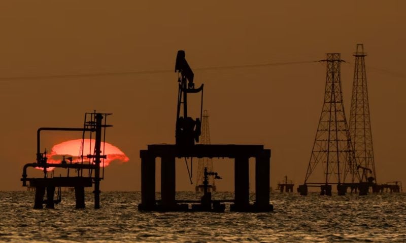 Oil drops amid Iran nuclear talks, US tariff uncertainty