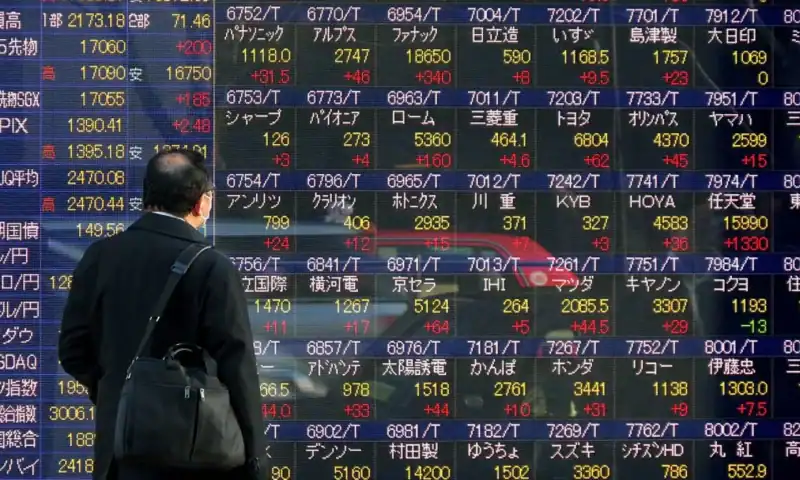 Asia markets mostly fall as fragile Middle East ceasefire tempers sentiment