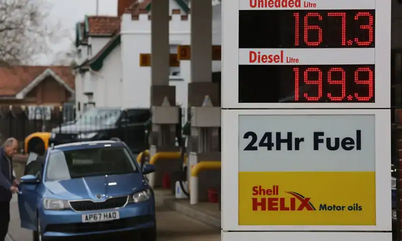 UK inflation jumps to 3.3% in March as fuel prices surge amid Iran war