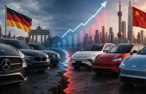 German Auto Giants Lose Share in China as BYD, NIO, XPeng Lead Market Shift