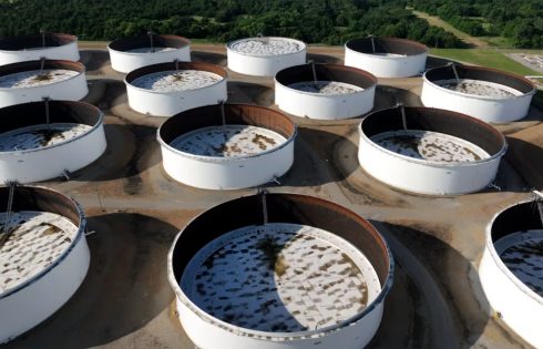 The tanks in Cushing, Oklahoma, are hitting bottom. The oil market is about to hit a tipping point